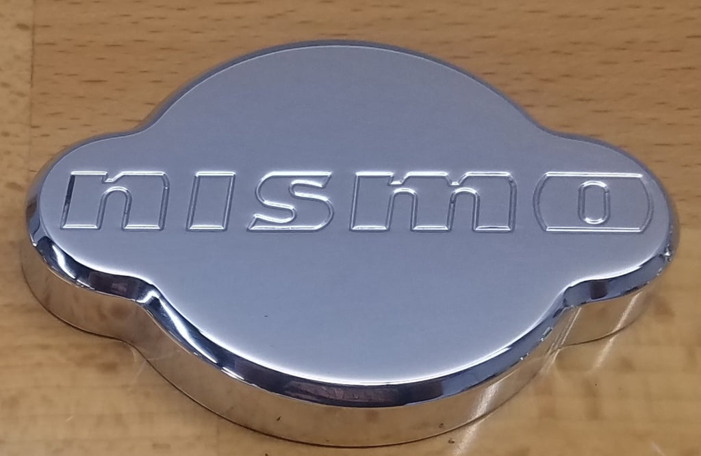 Polished Billet NISMO Logo Radiator Cap Cover