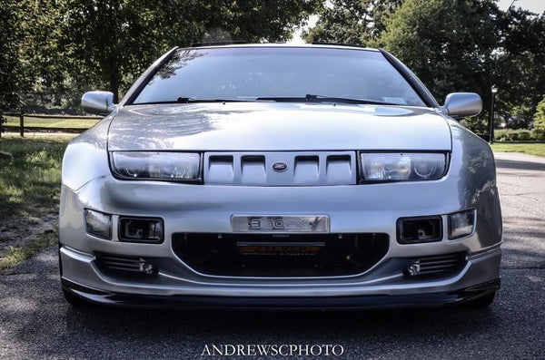 Billet 90-96 300ZX Logo 99 Jspec Bumper License Plate Cover Z32 JDM Z