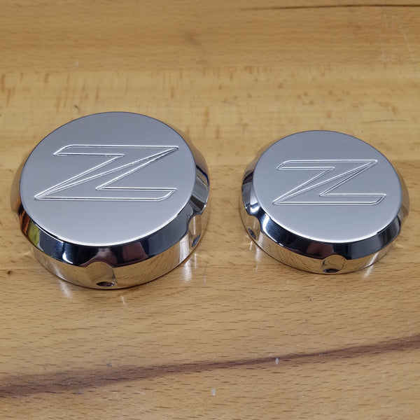 09-19 370Z Brake and Clutch Cap Set - Polished