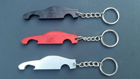 Billet 90-96 300ZX style Key Chain Bottle Opener Z Car Keychain Z32